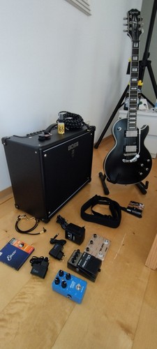 Gitarre mit ganzem - e-, zubehör