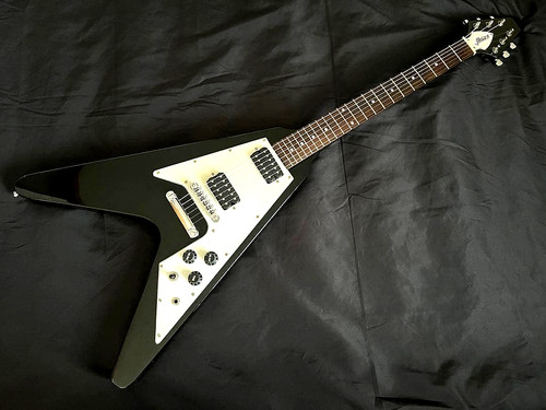 Epiphone flying solid white - v,